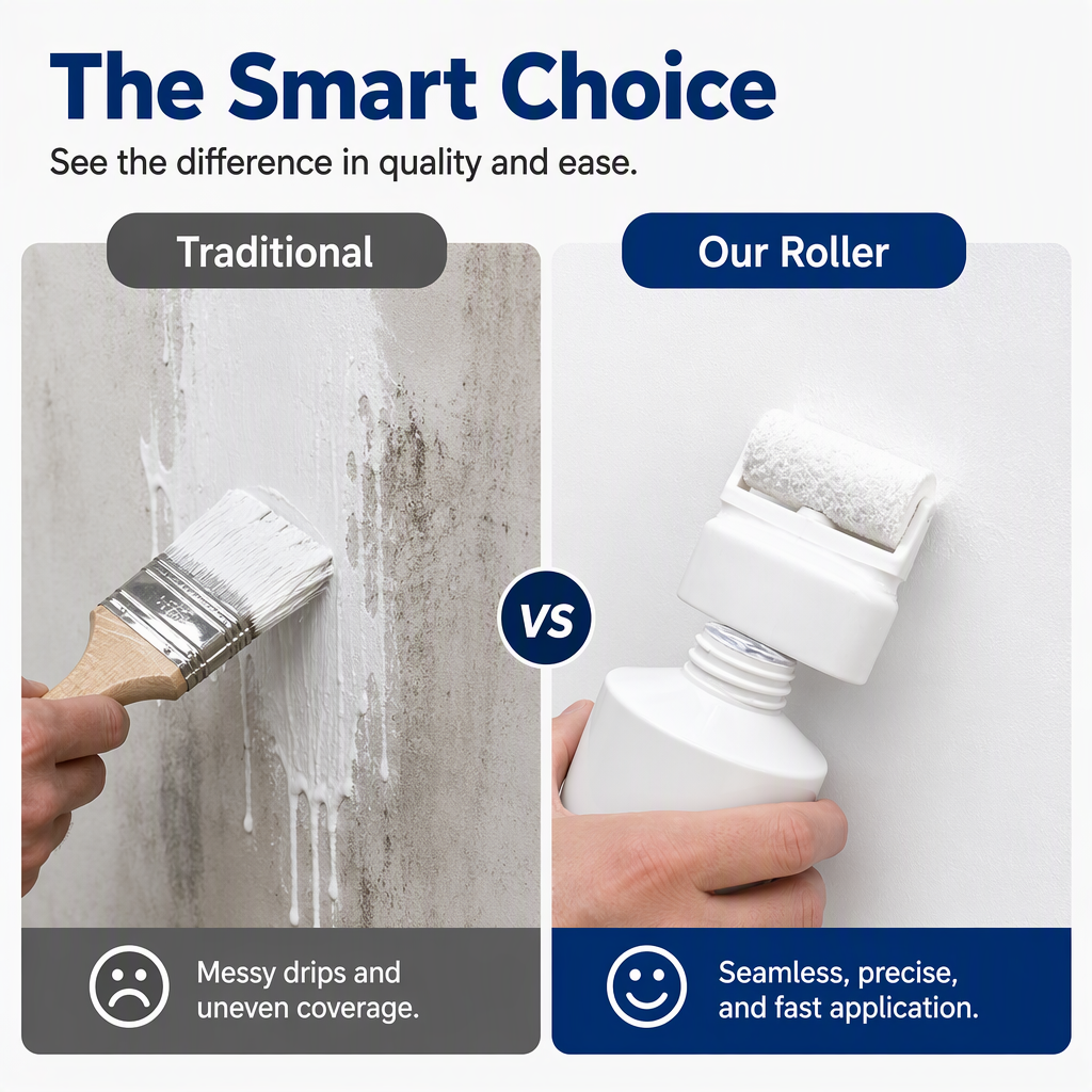 All-in-One Wall Repair Paste with Roller Brush (LA)