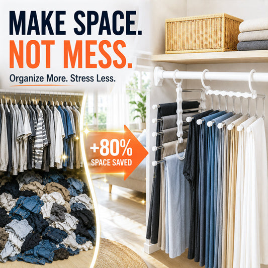 🔥2026 HOT SALE🔥Closet Space Saver Pants Hanger for Closet Organization👖 (Offer)