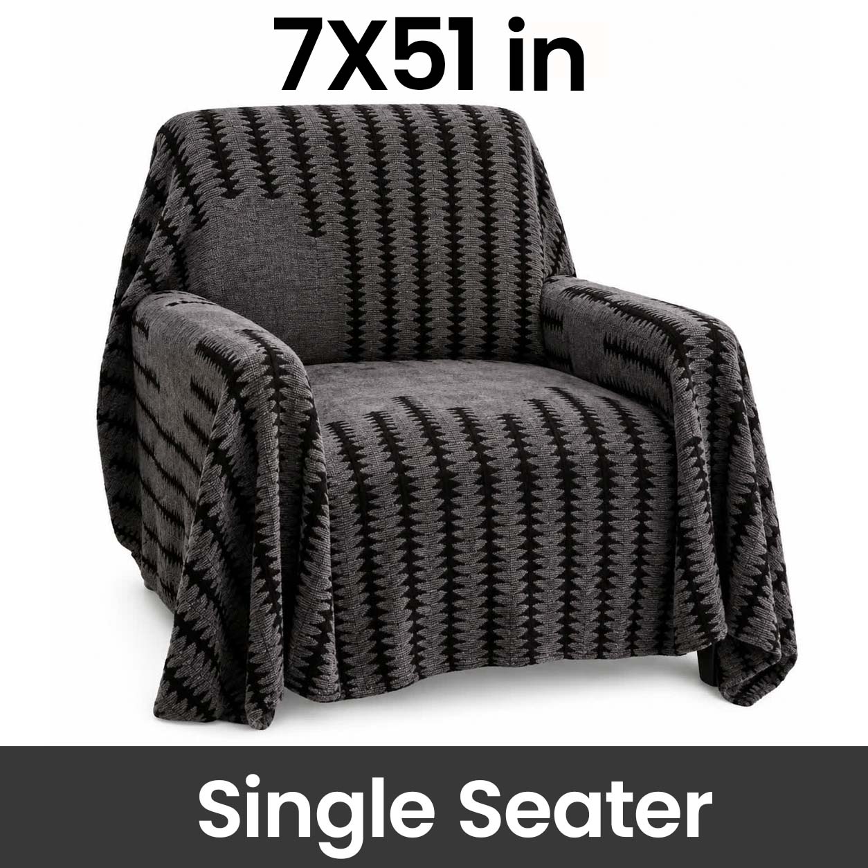 7x51 in (180*130cm) single Seater