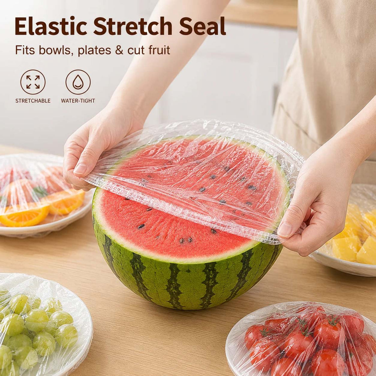 🔥Disposable Stretch Food Covers for Bowls & Plates (LA)