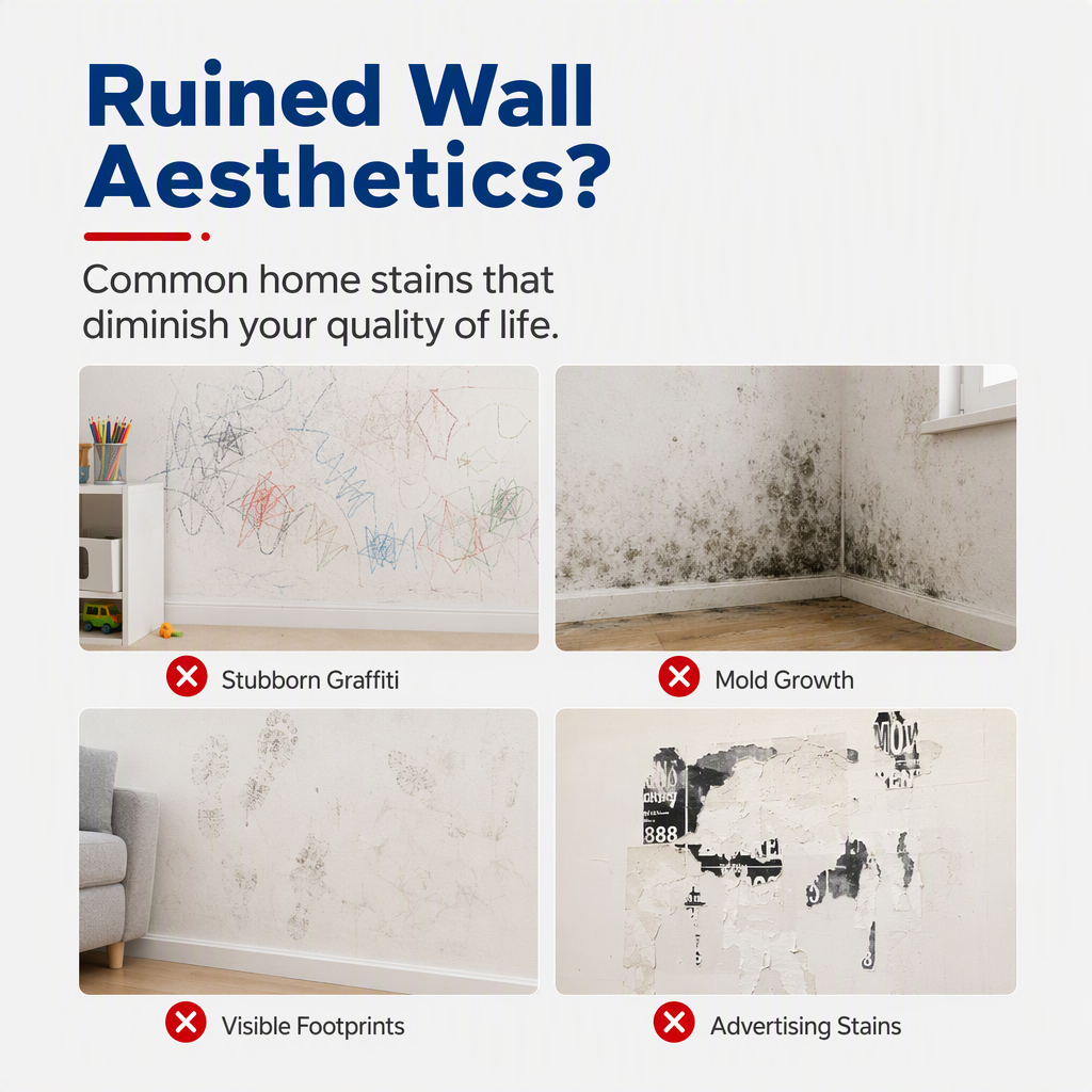 All-in-One Wall Repair Paste with Roller Brush (LA)