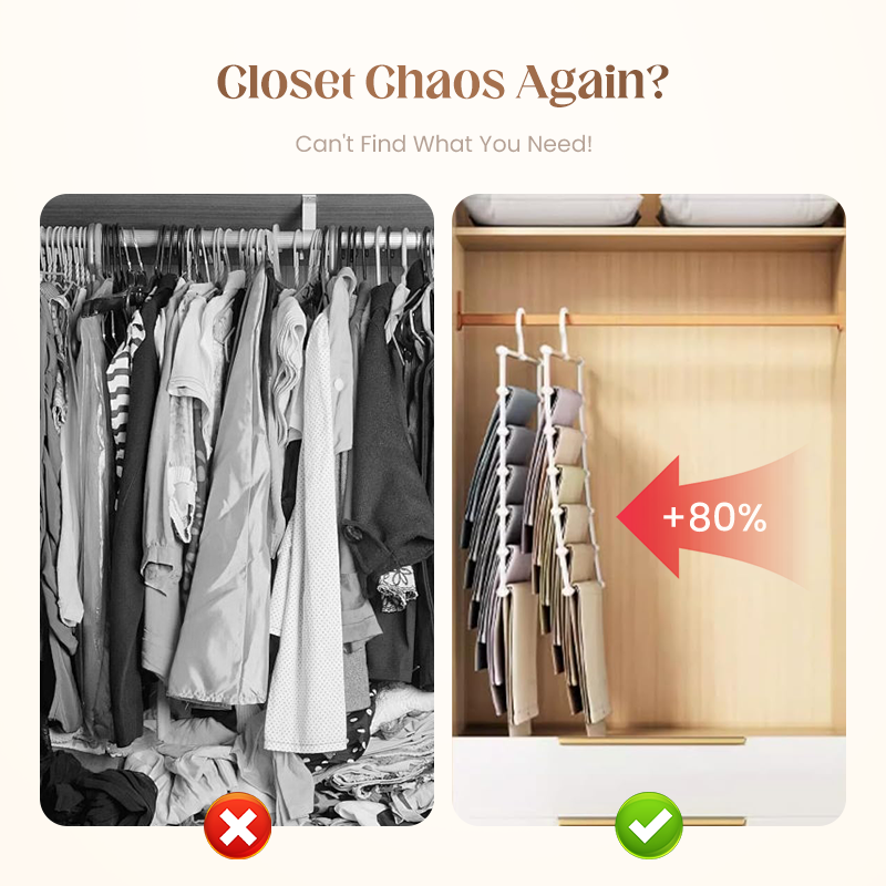 🔥2026 HOT SALE🔥Closet Space Saver Pants Hanger for Closet Organization👖 (Offer)