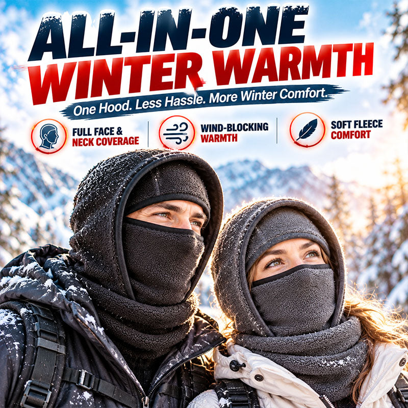 ⏳LAST DAY SALE 50% OFF!!❄️Winter All-In-One Scarf Ear Cover Warm Balaclava (EU)
