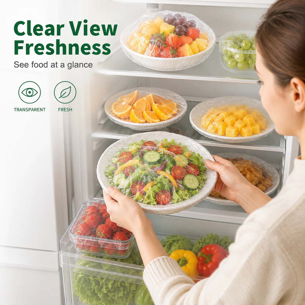 🔥Disposable Stretch Food Covers for Bowls & Plates (LA)