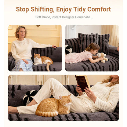Light Luxury Plush Sofa Cover With A Premium Feel