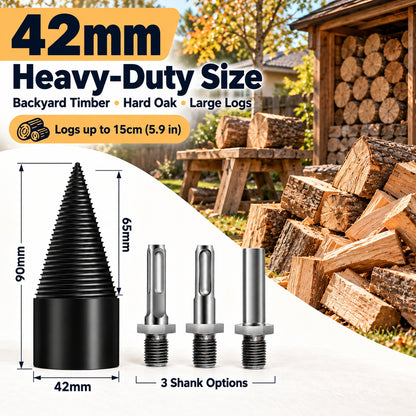 🔈2026 Seasonal Special ⏳50K+ SOLD! 🔧 Durable Firewood Drill Set – Quick Log Prep 🛠️⚡