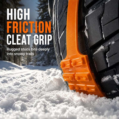 Universal Car Snow Chains Thickened Anti-Slip Tire Cable Ties for SUVs Sedans and Winter Driving