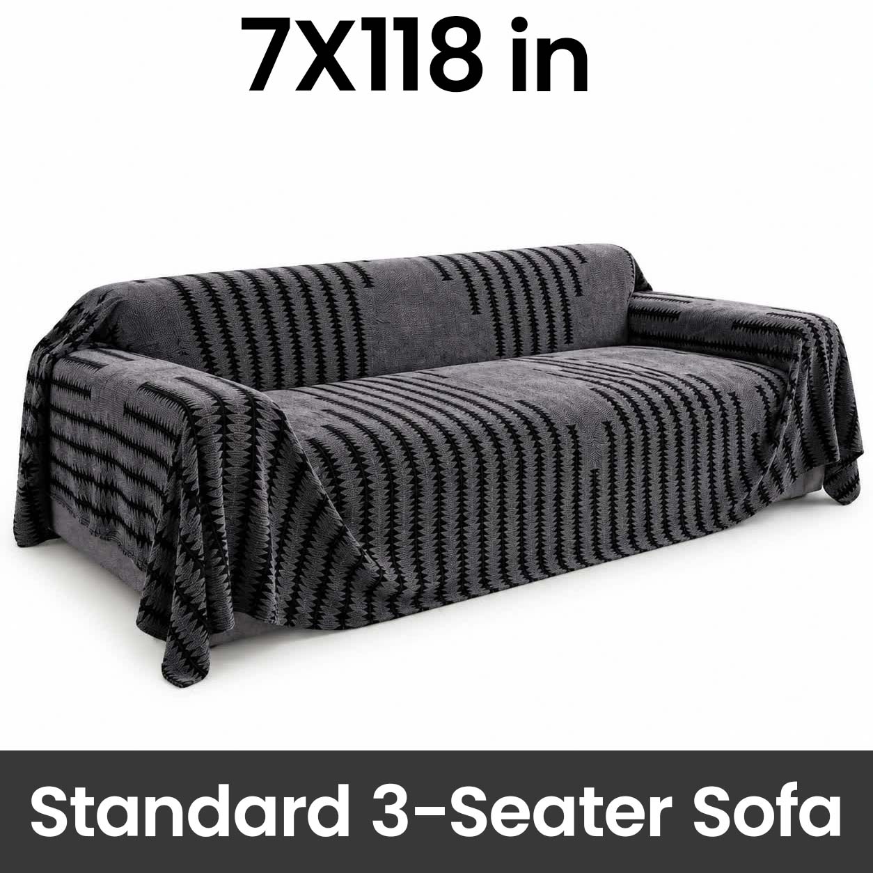 7x118 in (180*300cm) Standard 3-Seater Sofa