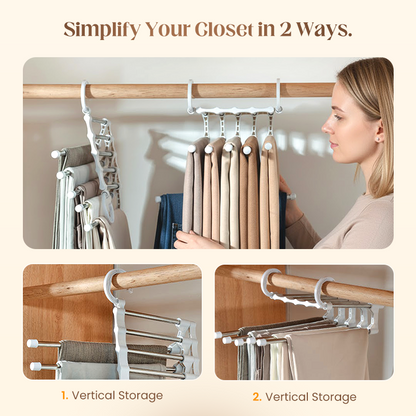 🔥2026 HOT SALE🔥Closet Space Saver Pants Hanger for Closet Organization👖 (Offer)