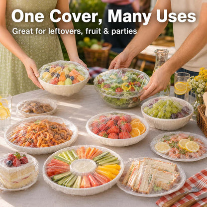 🔥Disposable Stretch Food Covers for Bowls & Plates (LA)