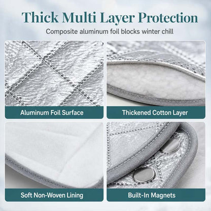 ⏳Time-Limited Special⏰Thickened Magnetic Car Windshield Snow Cover Winter Front Windshield Half Cover for Sedans and SUVs