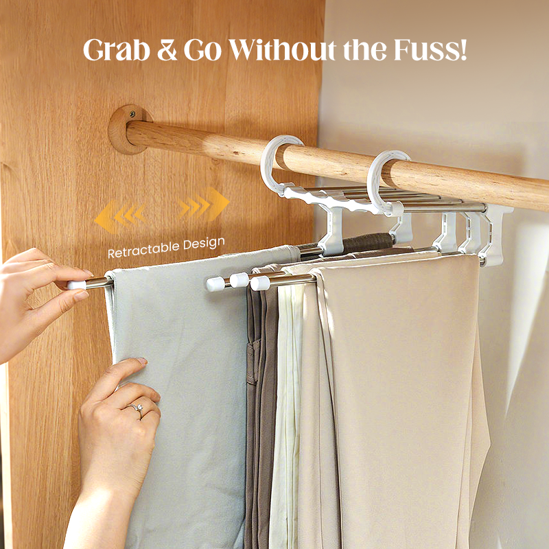 🔥2026 HOT SALE🔥Closet Space Saver Pants Hanger for Closet Organization👖 (Offer)