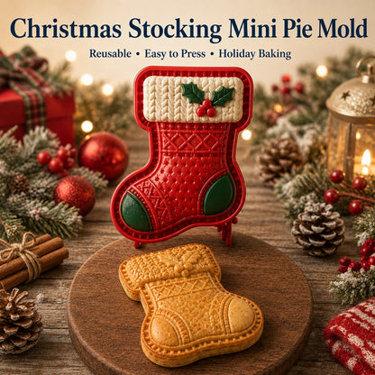 ✨ 🎄9-Design Christmas Mini Pie Mold Collection 🥧