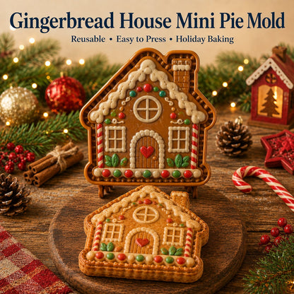 ✨ 🎄9-Design Christmas Mini Pie Mold Collection 🥧