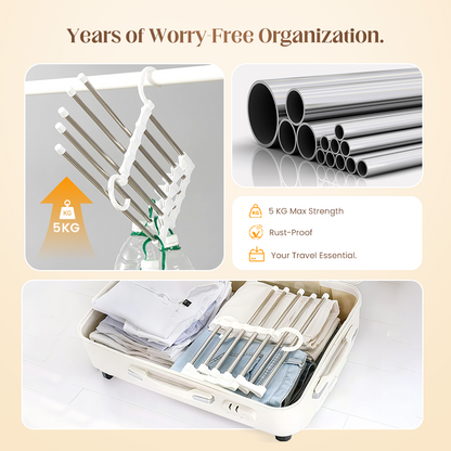 🔥2026 HOT SALE🔥Closet Space Saver Pants Hanger for Closet Organization👖 (Offer)