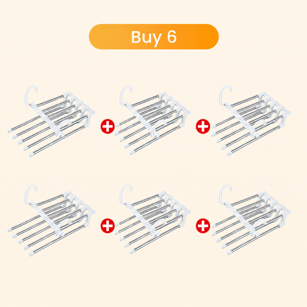 🔥2026 HOT SALE🔥Closet Space Saver Pants Hanger for Closet Organization👖 (Offer)