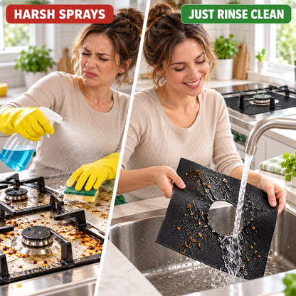 Reusable Silicone Gas Stove Protector (AN)