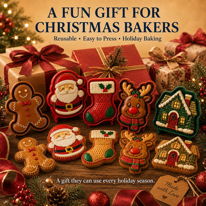 ✨ 🎄9-Design Christmas Mini Pie Mold Collection 🥧