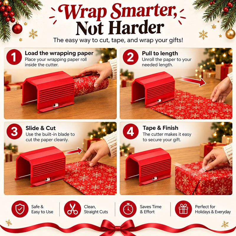 Santa’s Secret Gift Wrap Cutter 🎅