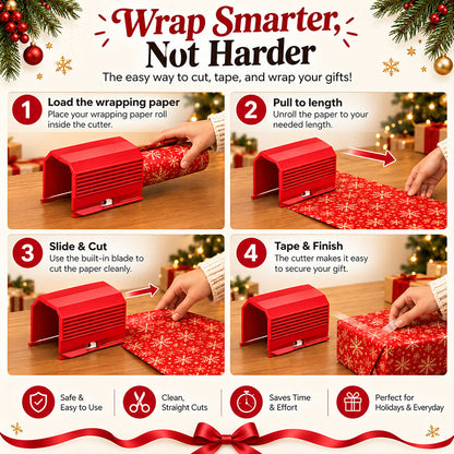 Santa’s Secret Gift Wrap Cutter 🎅