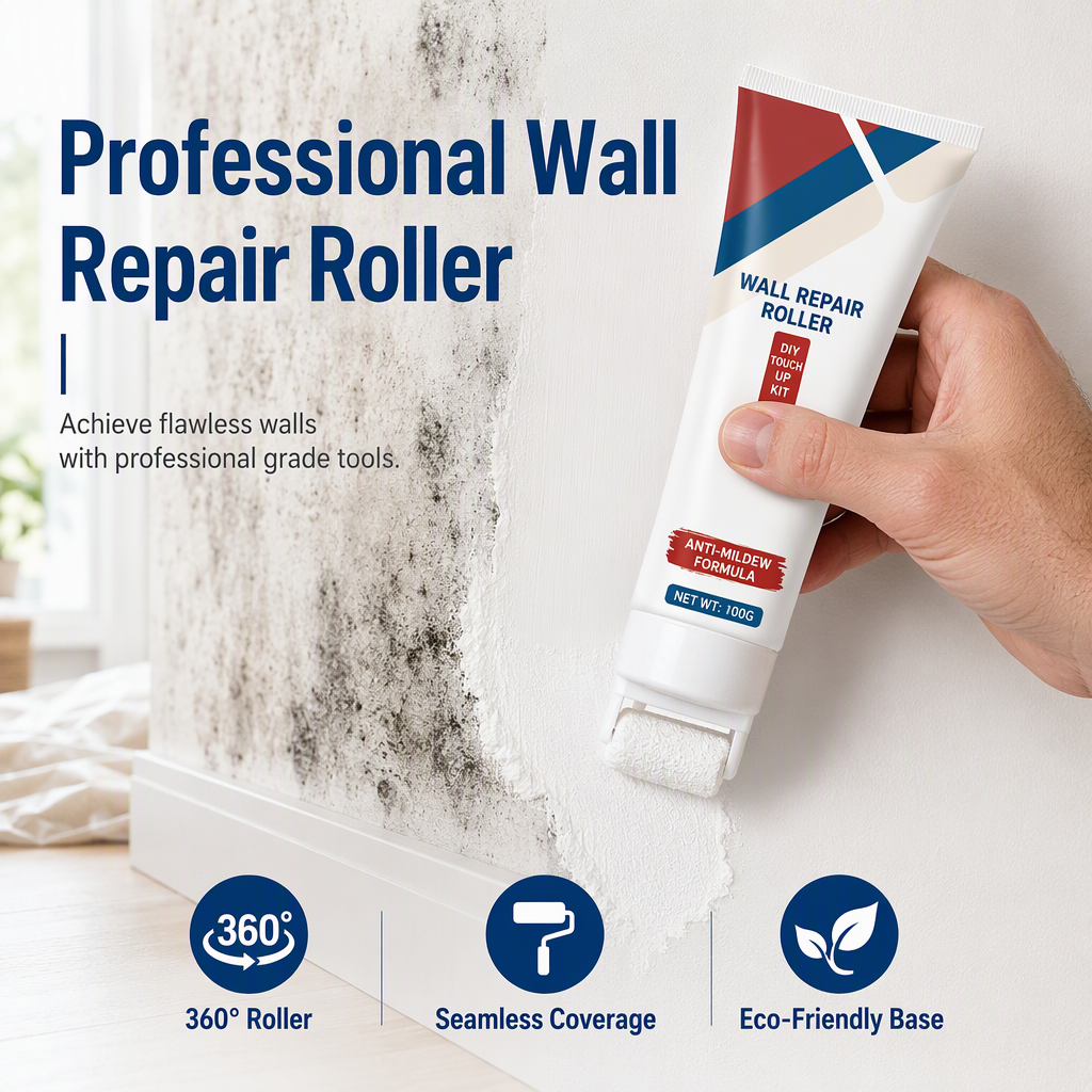 All-in-One Wall Repair Paste with Roller Brush (LA)