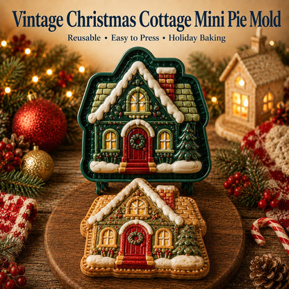 ✨ 🎄9-Design Christmas Mini Pie Mold Collection 🥧