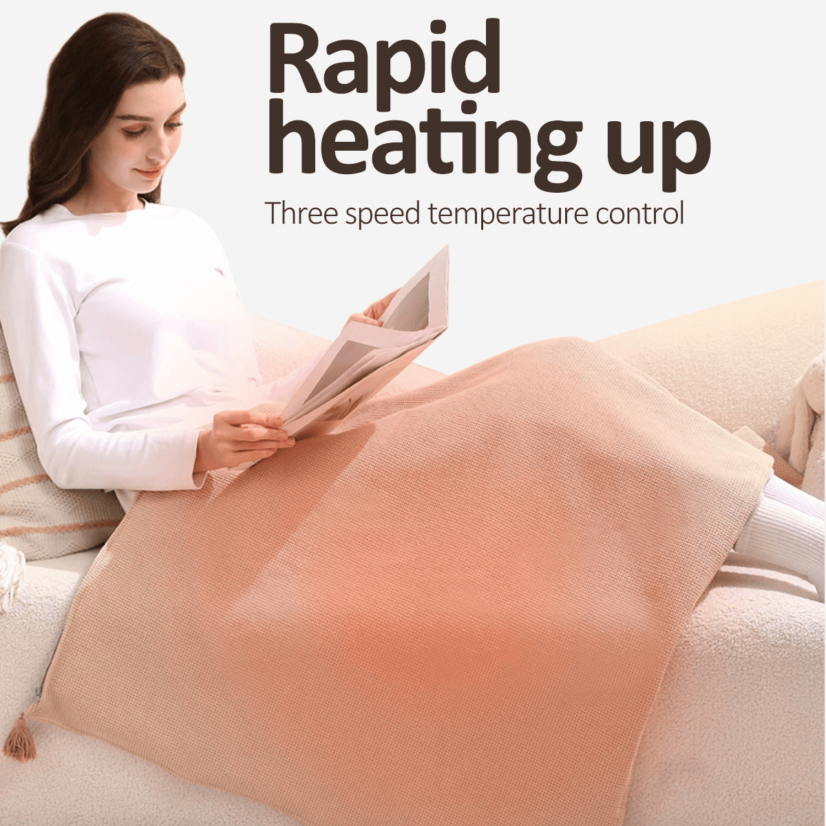 🖤Black Friday Sale 50% OFF!!❄️ Stay Warm All Winter — Portable Electric Heated Blanket Shawl