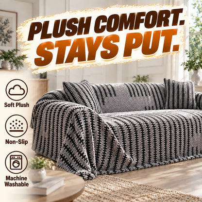 Light Luxury Plush Sofa Cover With A Premium Feel