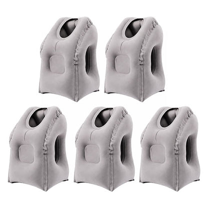 😴 LIMITED-TIME 50% OFF! ✈️ Inflatable Ergonomic Hollow-Cutout Travel Pillow – PVC Flocking, Quick Inflate, With Storage Bag ✨