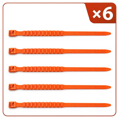 Universal Car Snow Chains Thickened Anti-Slip Tire Cable Ties for SUVs Sedans and Winter Driving