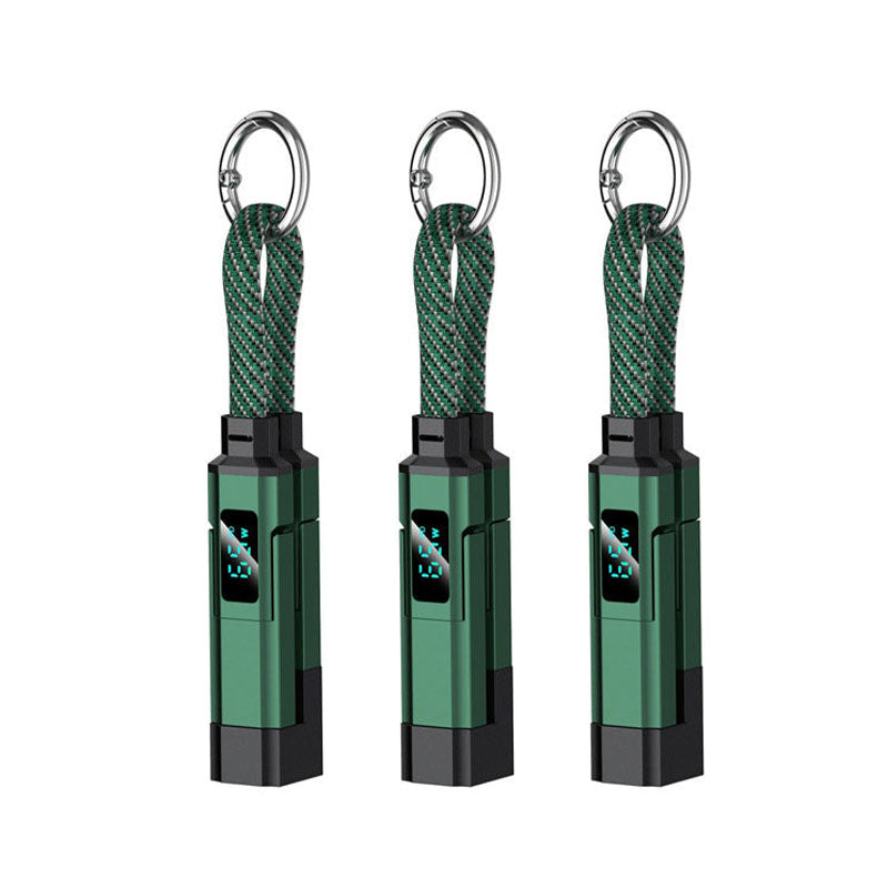 🔥 4-in-1 Digital Display Keychain Charging Cable (offer)