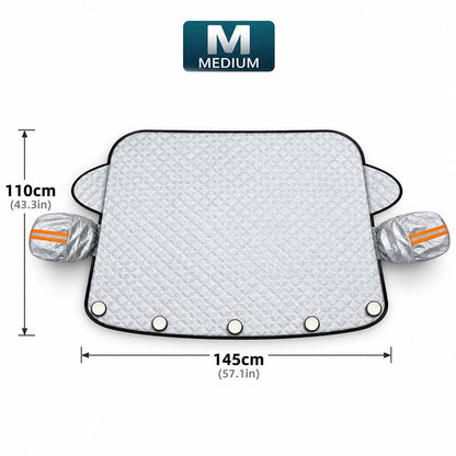 ⏳Time-Limited Special⏰Thickened Magnetic Car Windshield Snow Cover Winter Front Windshield Half Cover for Sedans and SUVs