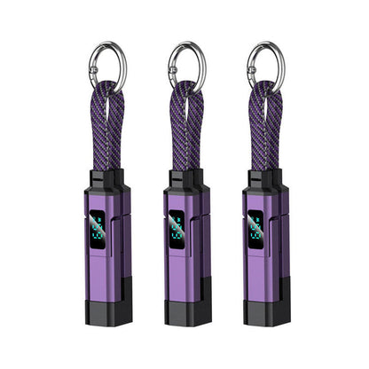 🔥 4-in-1 Digital Display Keychain Charging Cable (offer)