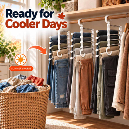 🔥2026 HOT SALE🔥Closet Space Saver Pants Hanger for Closet Organization👖