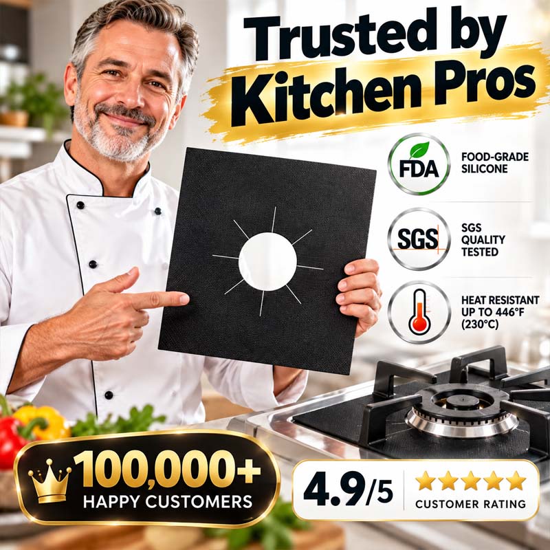Reusable Silicone Gas Stove Protector (AN)