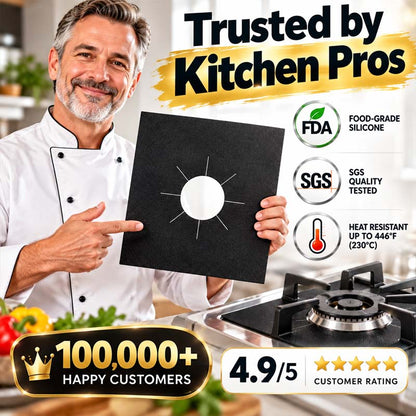 Reusable Silicone Gas Stove Protector (AN)