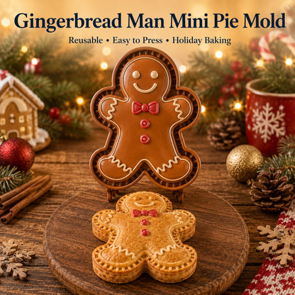 ✨ 🎄9-Design Christmas Mini Pie Mold Collection 🥧