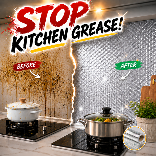 🛡️68% OFF! 🍳 Kitchen Oil-Proof Stickers – Removable Self-Adhesive Cabinet 🌟(offer)