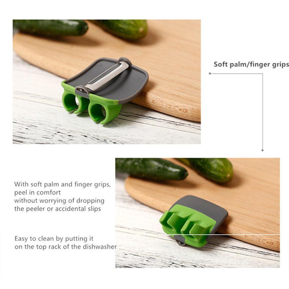 Peel with Precision Instantly! Sharp Blade Finger Peeler(OFFER)