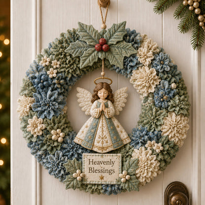 🎄 3D Fabric Poke Wreath DIY Kit (LA)
