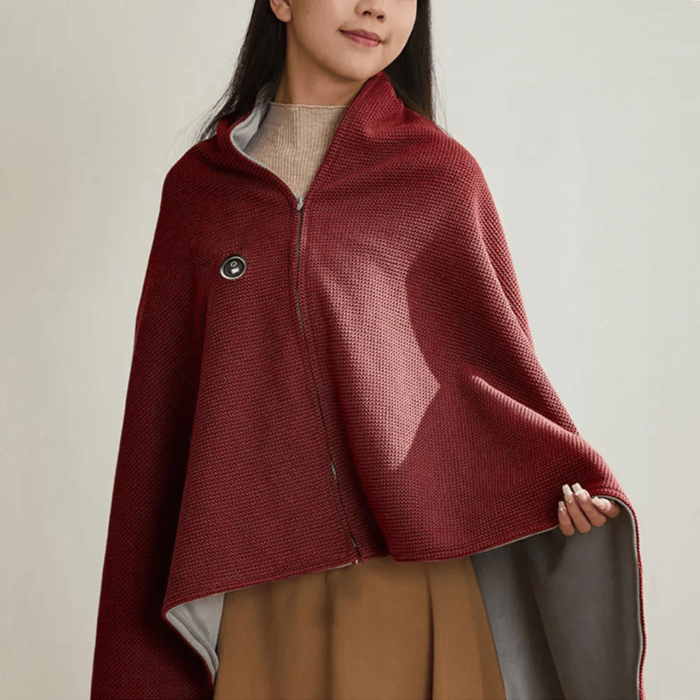 🖤Black Friday Sale 50% OFF!!❄️ Stay Warm All Winter — Portable Electric Heated Blanket Shawl