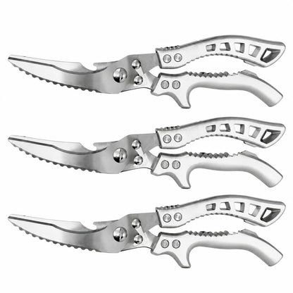 ✂️🍗 Heavy-Duty Multi-functional Kitchen Shears – Cuts Like a Beast! 🔪💪