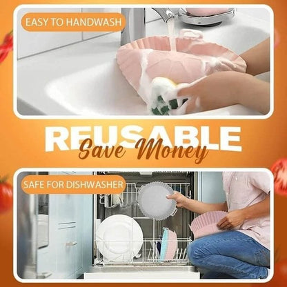 📢📢50 %  OFF !! ⏰🥳2026 HOT SALE🥳💞50K+ SOLD!Reusable heat-resistant baking tray 【💞food grade silicone💞easy to clean】 (Offer)