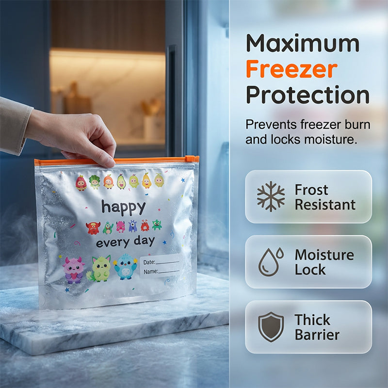 ⭐ Reusable Aluminum Foil Sealable Storage Bags (10-Pieces) (Offer)