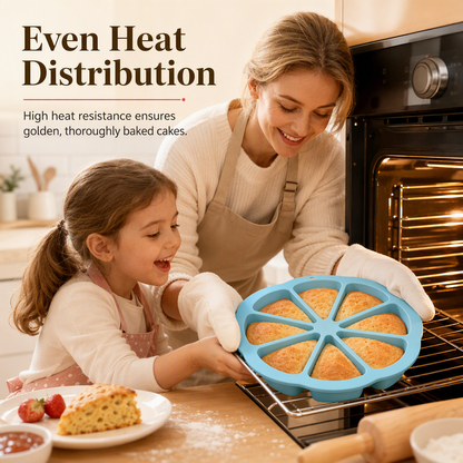 🔥8 Cavity Triangle Silicone Cake Mold (AN)
