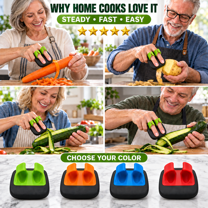 Ergonomic Two-Finger Fruit and Vegetable Peeler (LA)