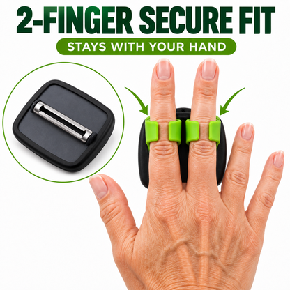 Ergonomic Two-Finger Fruit and Vegetable Peeler (LA)